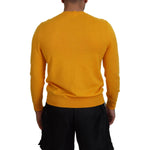 Dsquared² Orange Wool Long Sleeves Men Pullover Sweater TSH83538-48