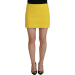 Dsquared² Yellow Double Breasted Mini Suit Blazer Skirt Set Dsquared² Dark Khaki