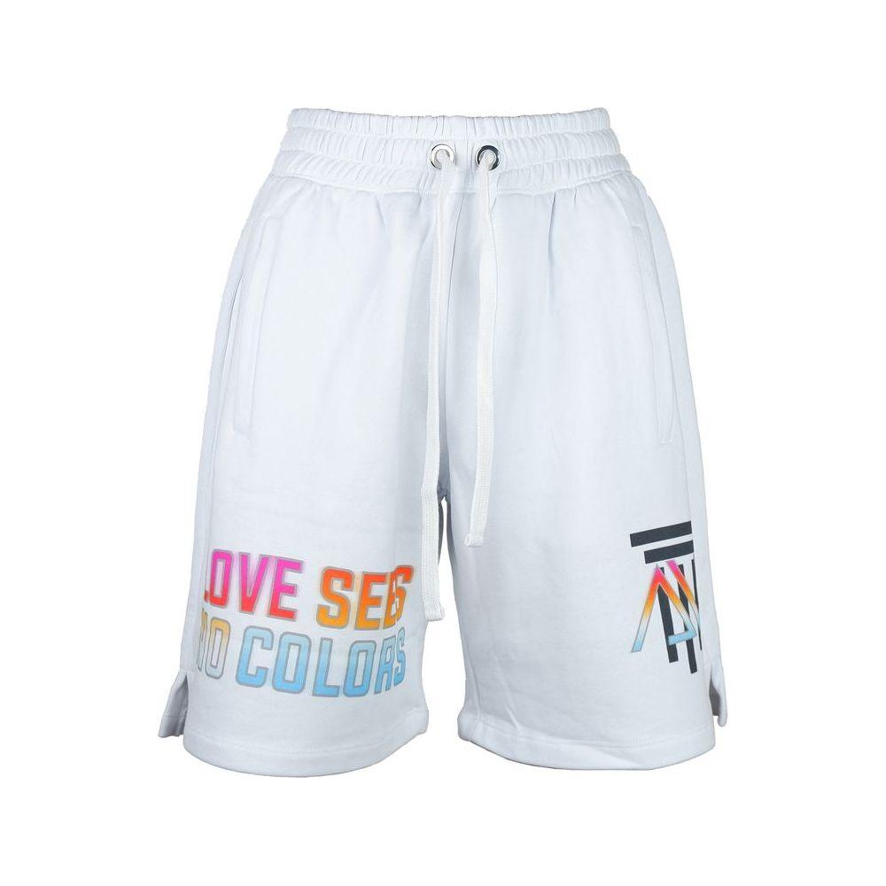 Diego Venturino White Cotton Women Shorts