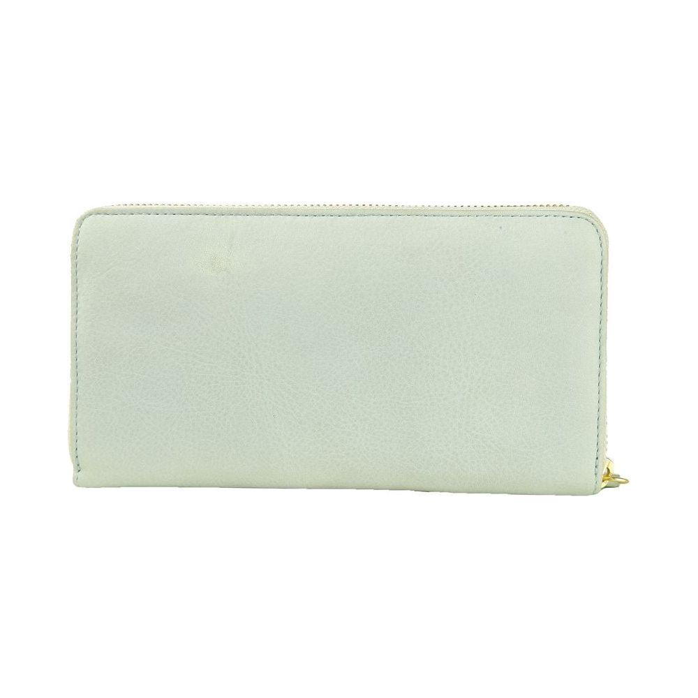 Cavalli Class Gray Calfskin Women Wallet