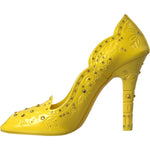 Dolce & Gabbana Yellow Crystal CINDERELLA Heels Pumps Shoes LA10770-40