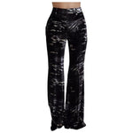 Dsquared² Black Printed High Waist Super Flare Pants PAN74525-38
