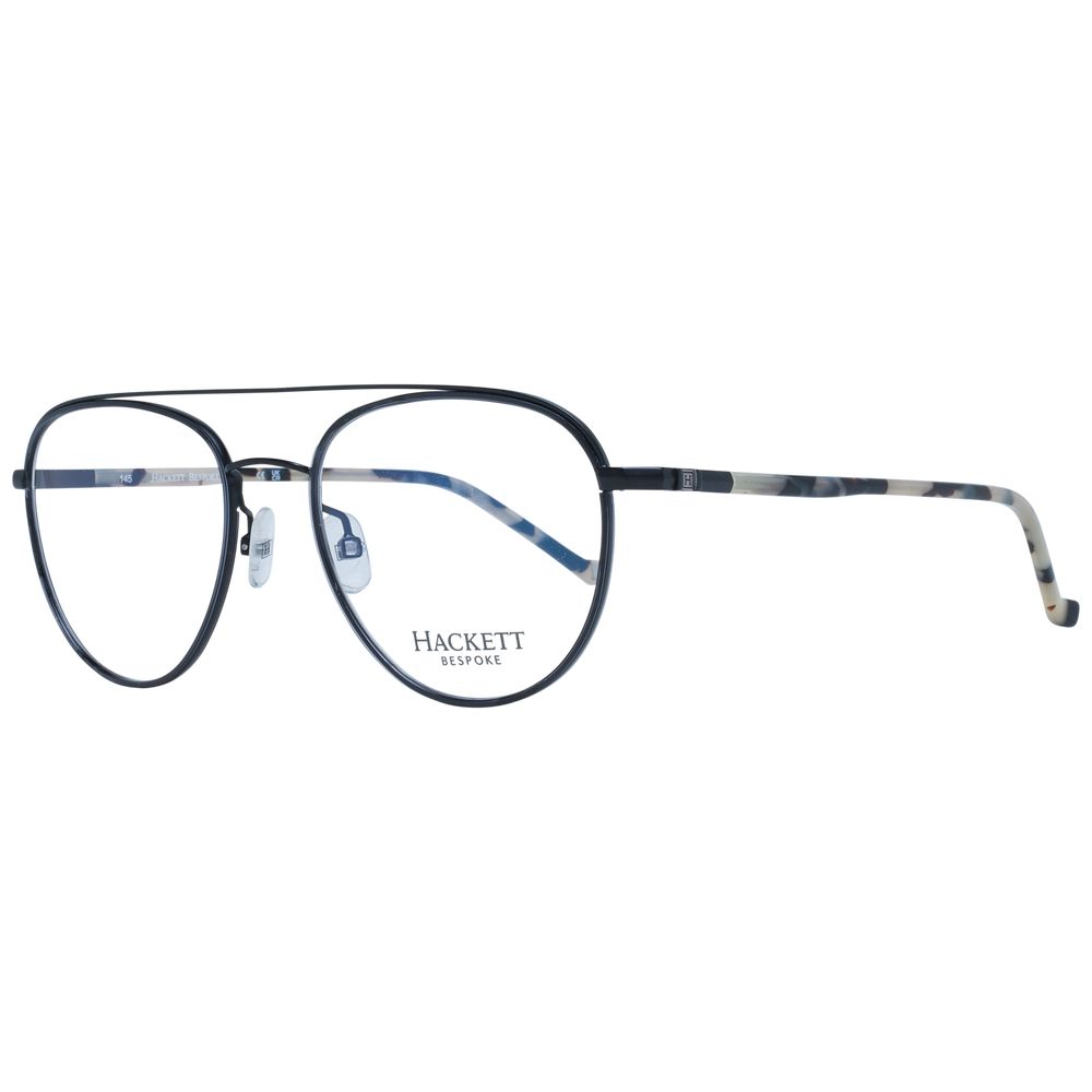 Hackett Black Stainless Steel Glasses (Frames)