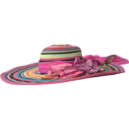 Dolce & Gabbana Multicolor Fantasy Wide Brim Floppy Hat