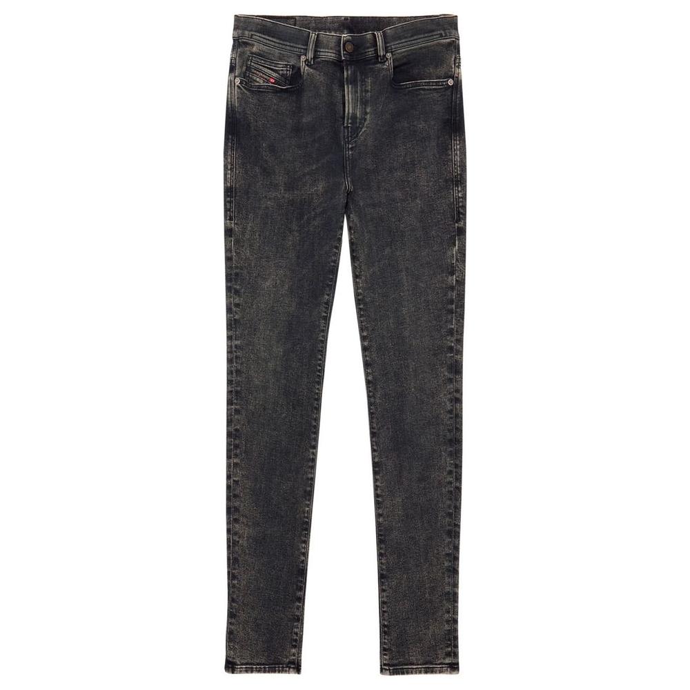 Diesel Black Cotton Jeans Denim