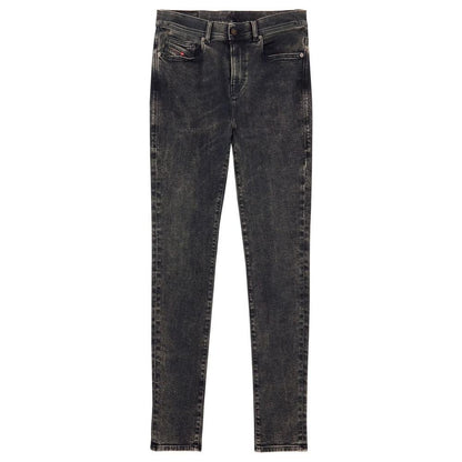 Diesel Black Cotton Men Jean