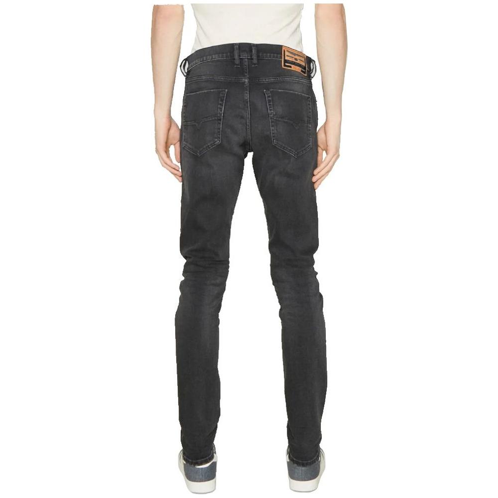 Diesel Black Cotton Jeans Denim