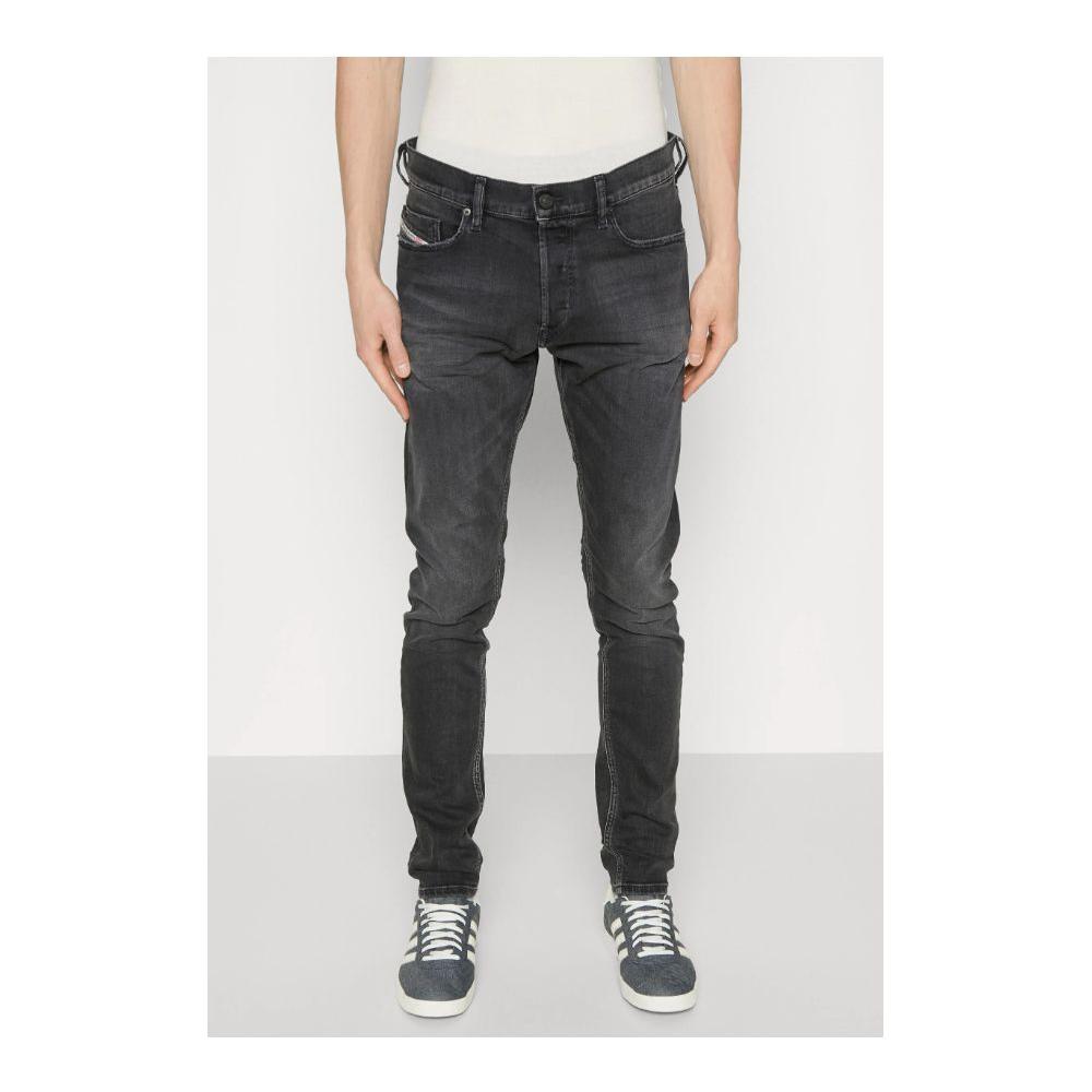 Diesel Black Cotton Men Jeans