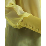 Dolce & Gabbana Yellow Long Sleeve Button Down Blouse Top TSH84232-40