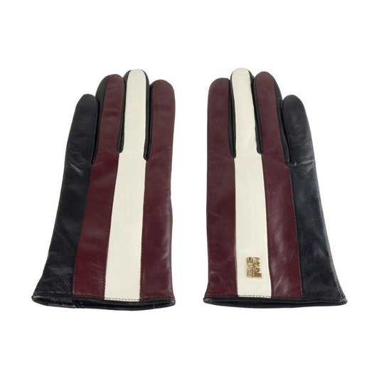 Cavalli Class Black Lambskin Women Glove