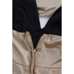 Dolce & Gabbana Gold Silk Stretch Romper Body TSH1430-1