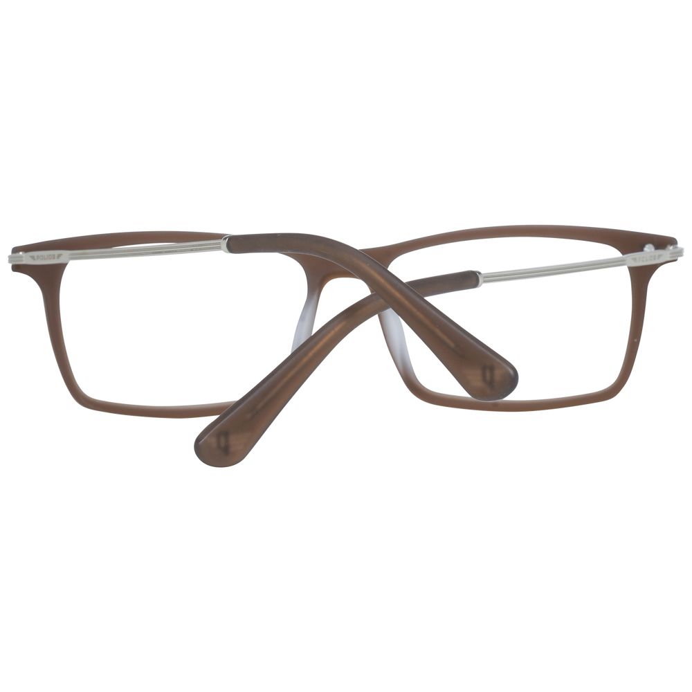 Police Brown Metal & Plastic Glasses (Frames)