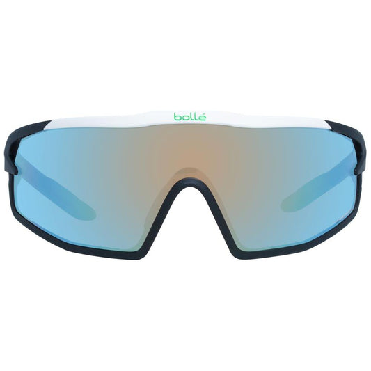 Bolle black unisex sunglasses with multicolor frame, photochromatic mirrored lenses offering 100% UVA & UVB protection.