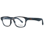 Ermenegildo Zegna Gray Men Glasses Frame