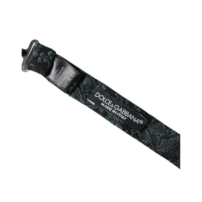 Dolce & Gabbana Multicolor Fantasy Floral Silk Adjustable Neck Men Bow Tie
