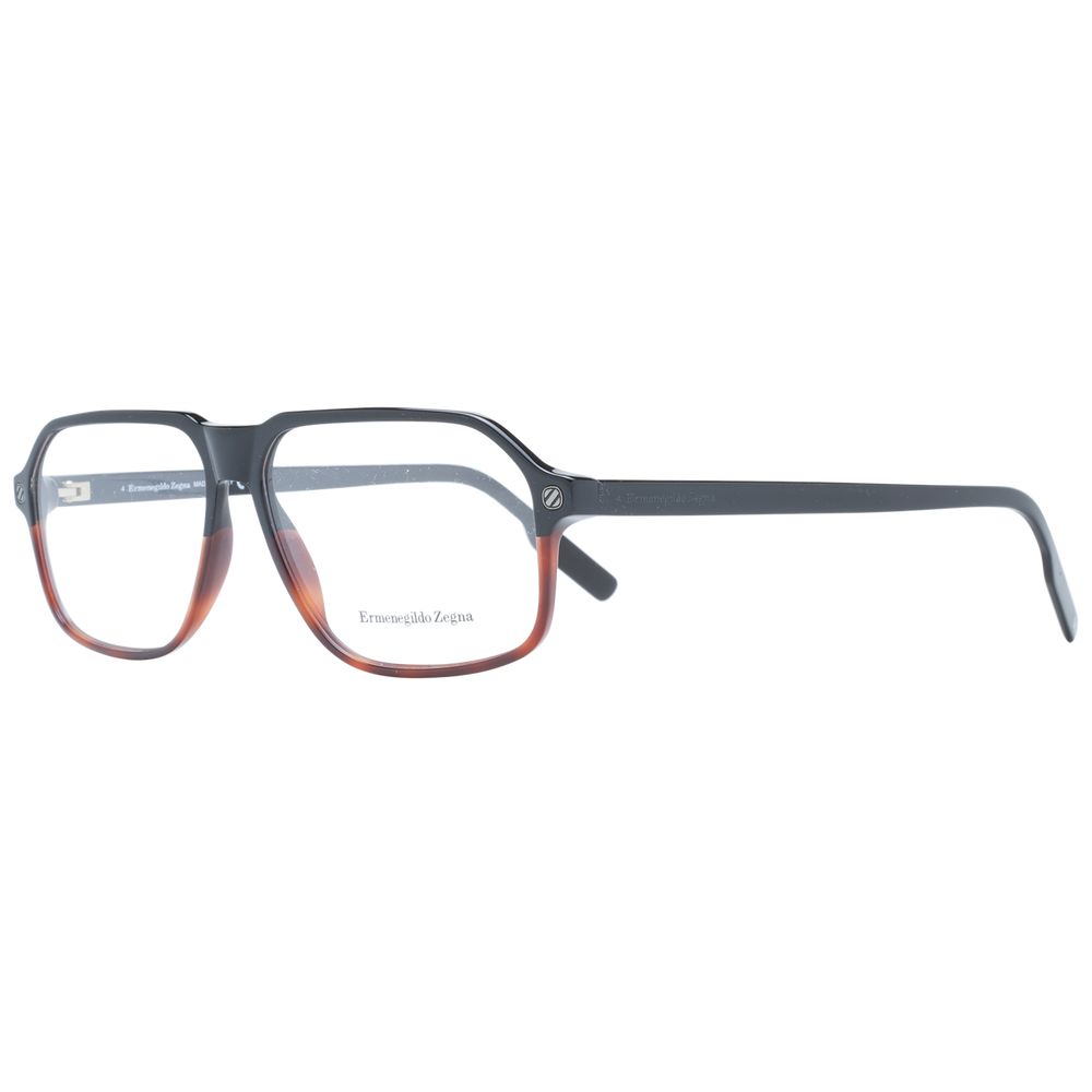 Ermenegildo Zegna Black Plastic Glasses (Frames)