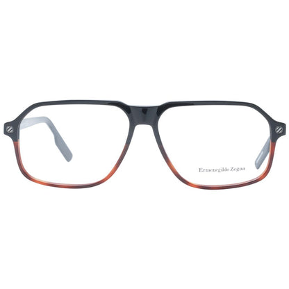 Ermenegildo Zegna Black Plastic Glasses (Frames)
