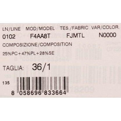 Dolce & Gabbana Black Floral Jacquard Silk A-Line Skirt