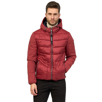 Yes Zee Red Nylon Men Jacket