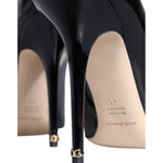 Dolce & Gabbana Black Patent Leather Bellucci Pumps Heels Shoes