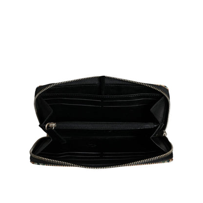 MM6 Maison Margiela Multicolor Houndstooth Continental Zip Around Clutch Wallet