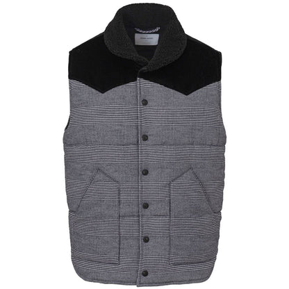 Gran Sasso Gray Cotton Sleveless Jacket