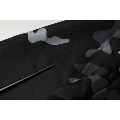 Dolce & Gabbana Black Camouflage Round Neck Sweatshirt Sweater