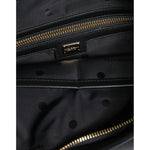 Dolce & Gabbana Black Calfskin Leather Mediterranean Pouch Bag BAG4092