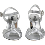 Dolce & Gabbana Silver Mirror Heels KEIRA Sandals Shoes LA11777-38.5