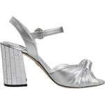 Dolce & Gabbana Silver Mirror Heels KEIRA Sandals Shoes LA11777-38.5