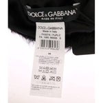 Dolce & Gabbana Black Xiangao Lamb Fur Beanie HAT21012-1