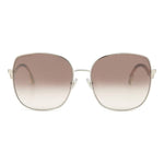 Jimmy Choo Gray Metal Sunglasses