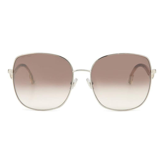Jimmy Choo Gray Metal Sunglasses