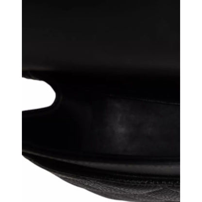 Chanel Black Caviar Medium Classic Double Flap Shoulder Quilted Silver Bag