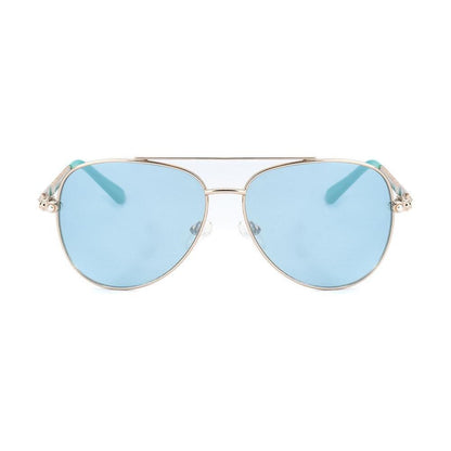 Guess Gold Metal Sunglasses