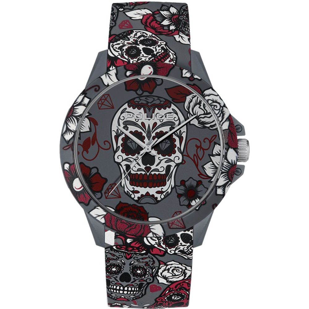 Police Gray Synthetic Sport Watch