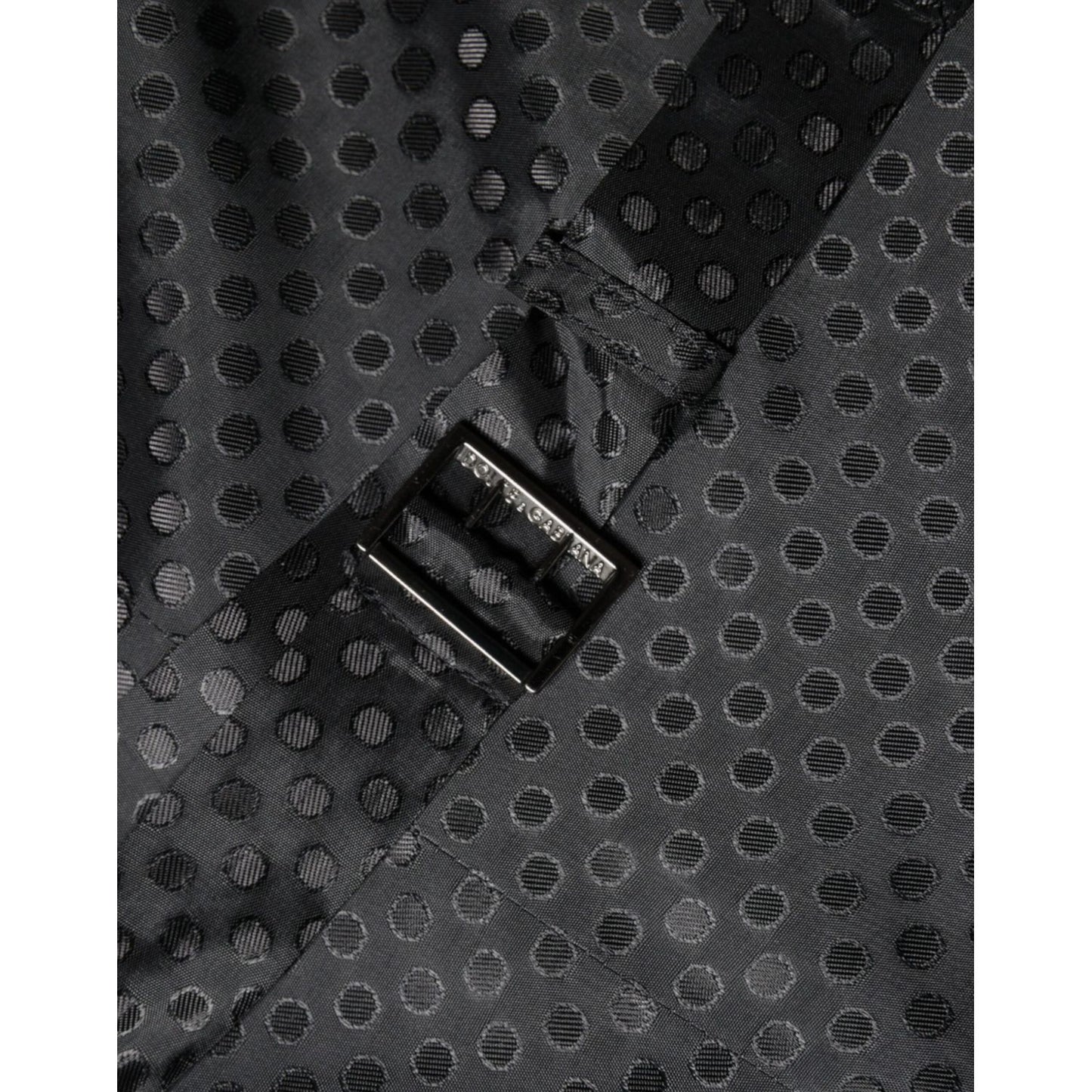 Dolce & Gabbana Black Wool Waistcoat Dress Formal Vest