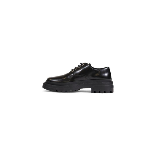 Love Moschino black polyethylene flat shoe for women, Fall/Winter collection, made of 100% polyurethane