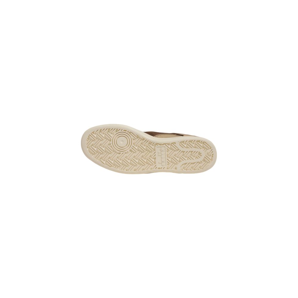 Diadora Beige Leather Low Top Sneakers