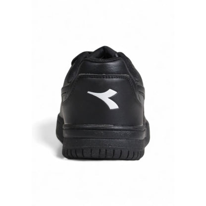 Diadora Black Artificial Leather Sneaker