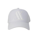 Armani Exchange White Cotton Caps Baseball Hat