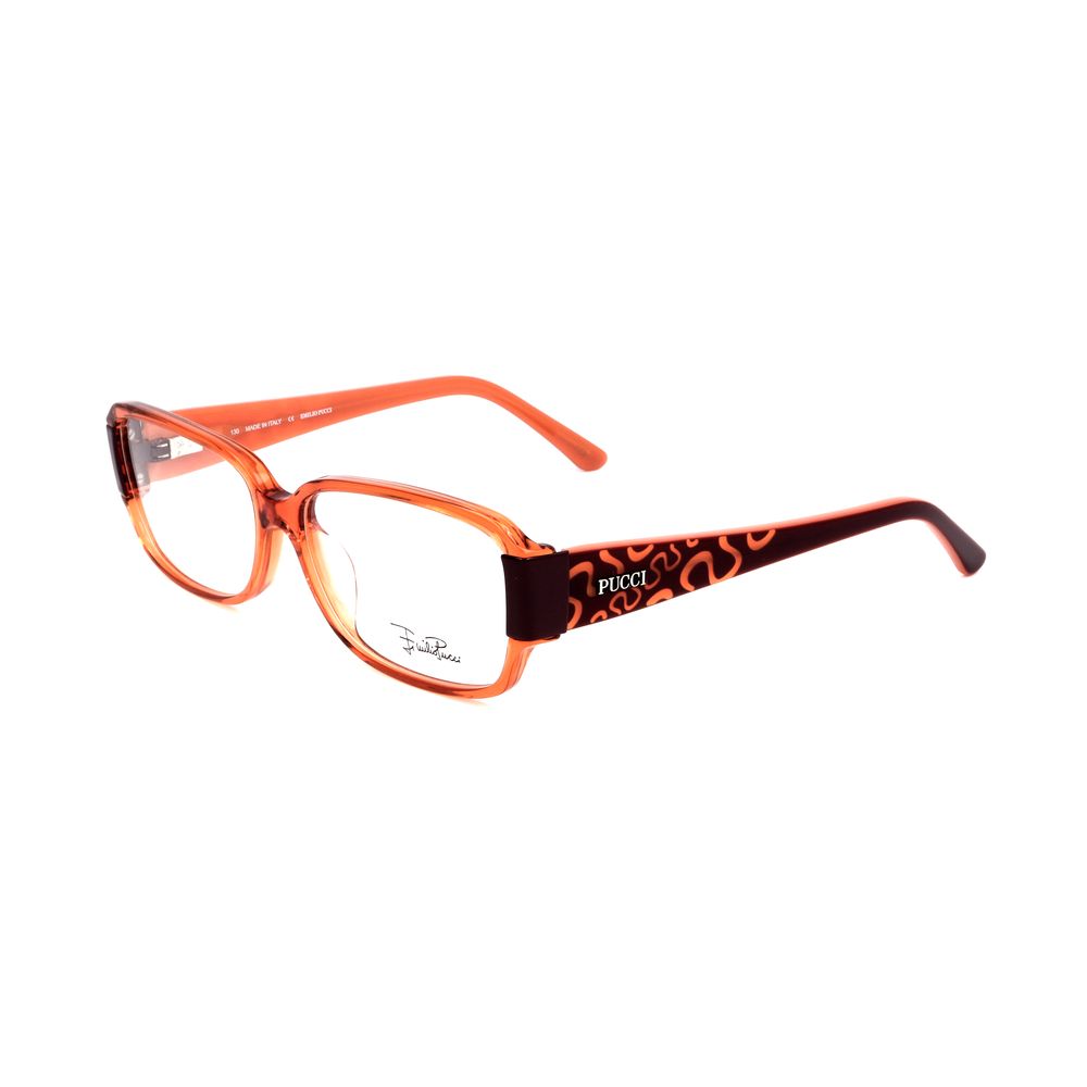 Emilio Pucci Orange Plastic Glasses (Frames)
