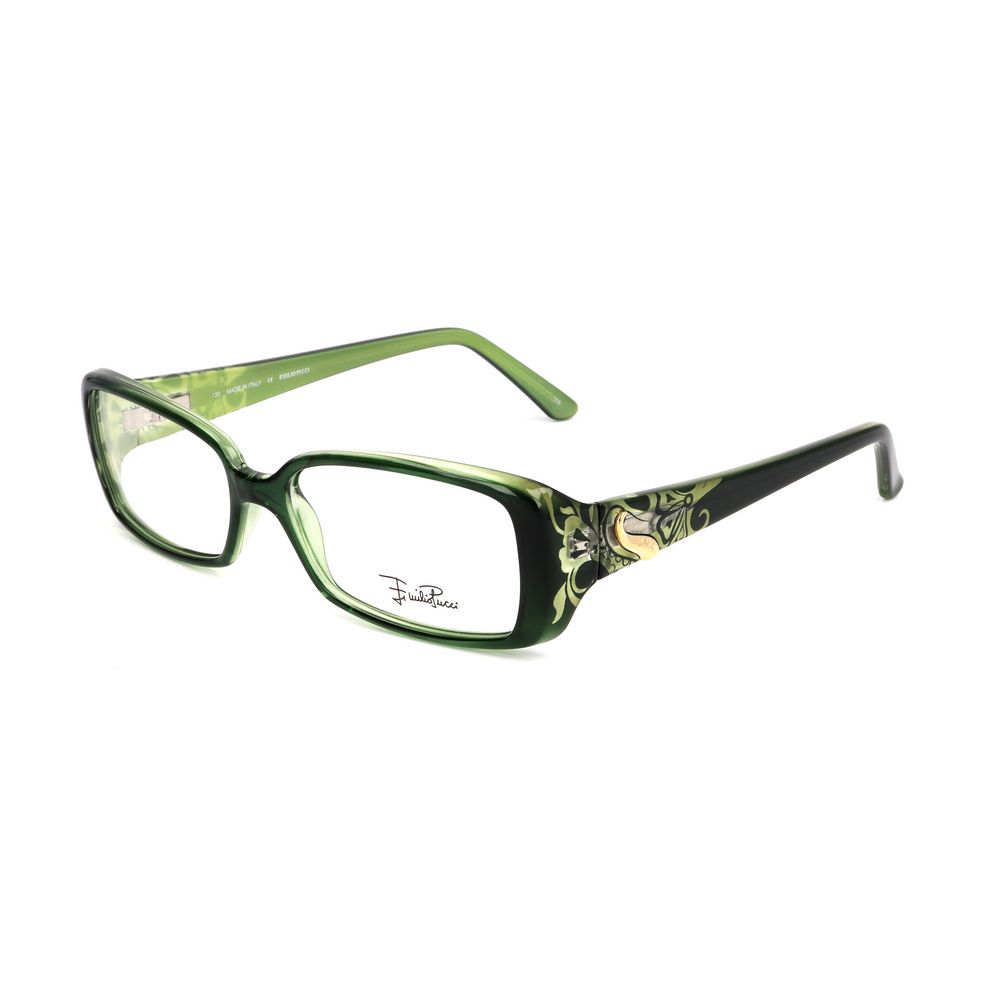 Emilio Pucci Green Plastic Glasses (Frames)