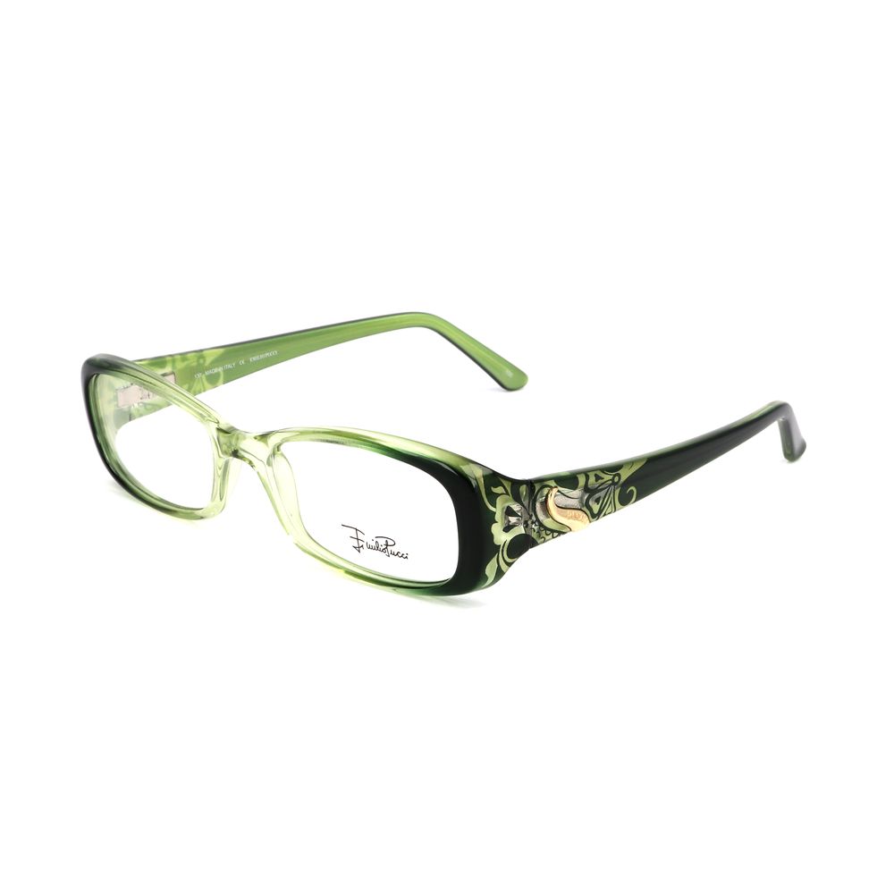 Emilio Pucci Green Plastic Glasses (Frames)