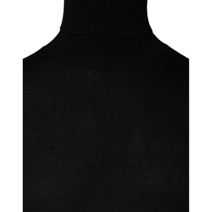 Dolce & Gabbana Black Long Sleeve Turtleneck Pullover Sweater