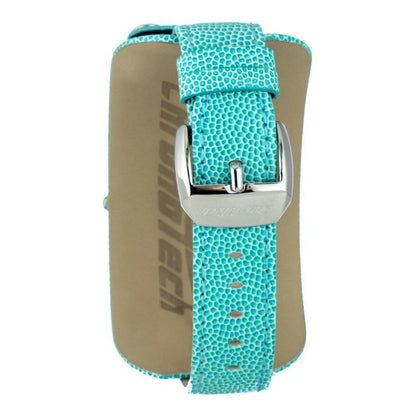 Chronotech Blue Leather Watch