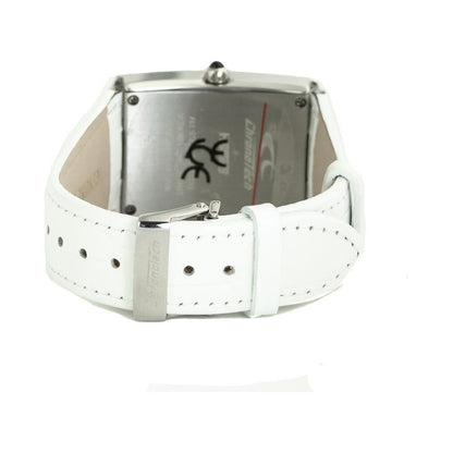 Chronotech White Leather Watch