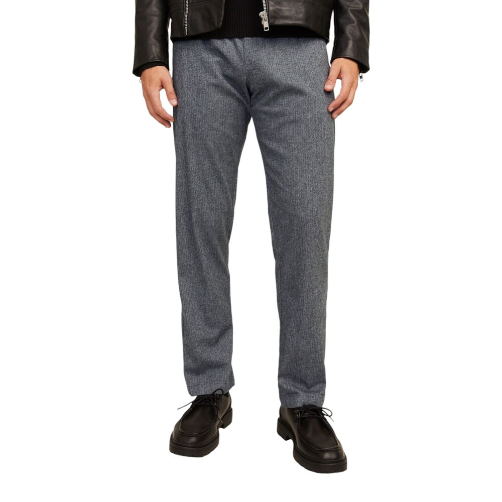 Jack Jones Gray Cotton Pant
