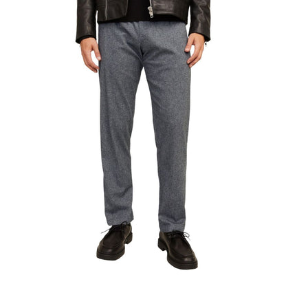 Jack Jones Gray Cotton Pant