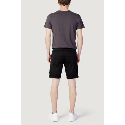 Jack Jones Black Cotton Shorts